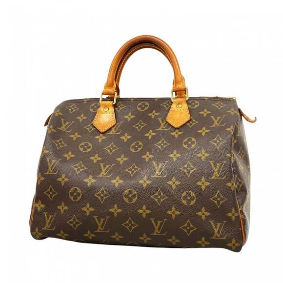LOUIS VUITTON Handbags - Louis Vuitton Monogram Speedy 30 Handbag M41108 Brown Women's